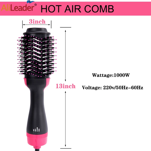 4-in-1 Hair Dryer Brush Blow-Dryer Styler Volumizer with Negative Ion Anti-Frizz Hot Air Brush Upgraded Hairdryer for Salon