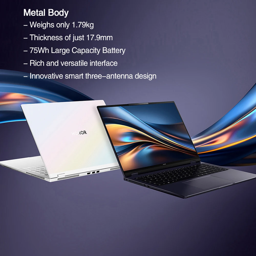 HONOR MagicBook Pro 16 2024 Laptop Intel Ultra 5 125H Arc graphics 16 24GB 1TB 16" Inch 3K 165Hz Notebook Ultrabook Computer PC 5