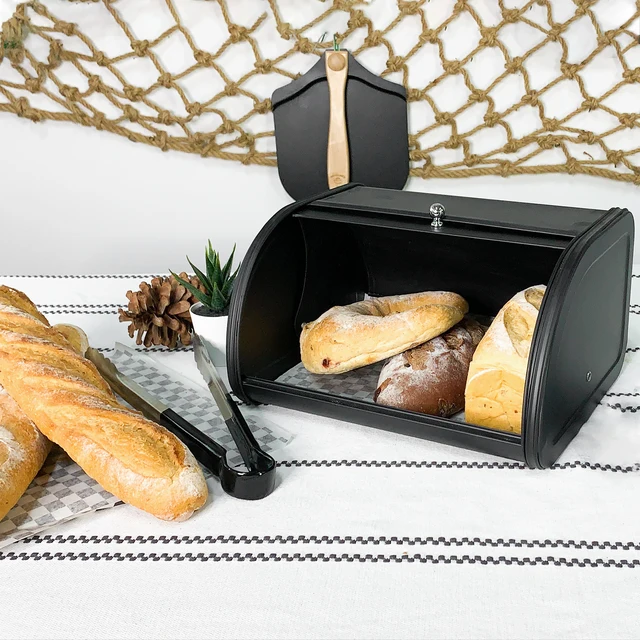 SWAN swk.1010bln Retro Bread storage table Panera, bakery, 18L, Vintage  design, Bread Bin Metal box, blue, - AliExpress