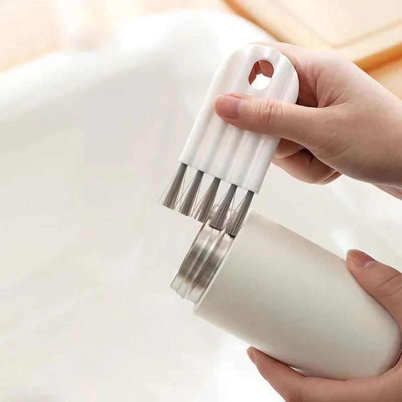 Cleaning Brush Keyboard Cleaning Brush Household Groove Gap Pointing Decontamination Cup Cover Brush Small Tool 2