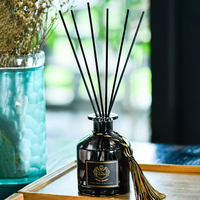 2 Pack Reed Diffuser Sets Bathroom Decor Fragrance with 6 Reed Diffuser Sticks Home Fragrance Essential for Bathroom Accessories 3