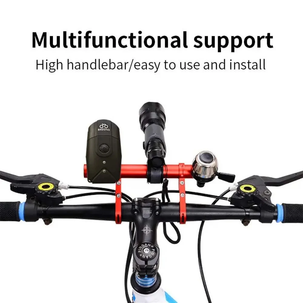 Aluminum Alloy Bicycle Handlebar Extender Road Bike Front Light Bracket
