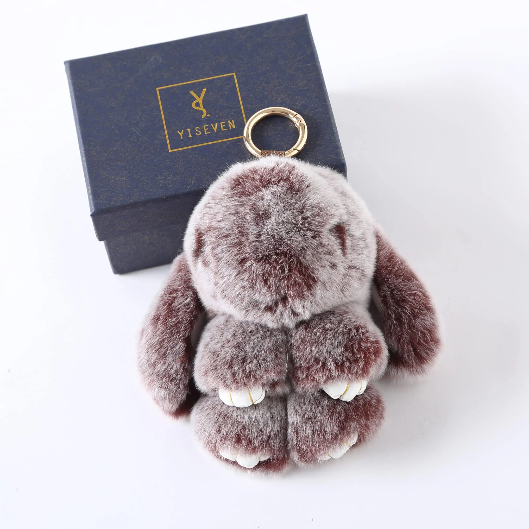 Cute Rabbit Student Schoolbag Pendant Imitation Otter Rabbit Keychain  Women's Handbag Accessories Gift for Girlfriend Wholesale