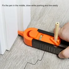 

Profile Scribing Ruler Contour Gauge With Lock Adjustable Locking Precise Woodworking Measuring Gauge Measurement Tool