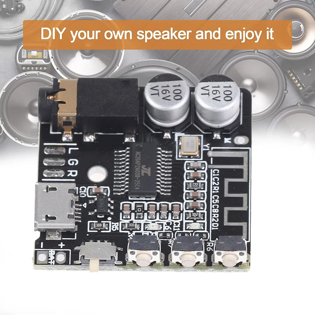 AEE9-VHM-314 V.20 MP3 블루투스 5.0 오디오 수신 및 디코딩 보드 오디오 수신기 보드