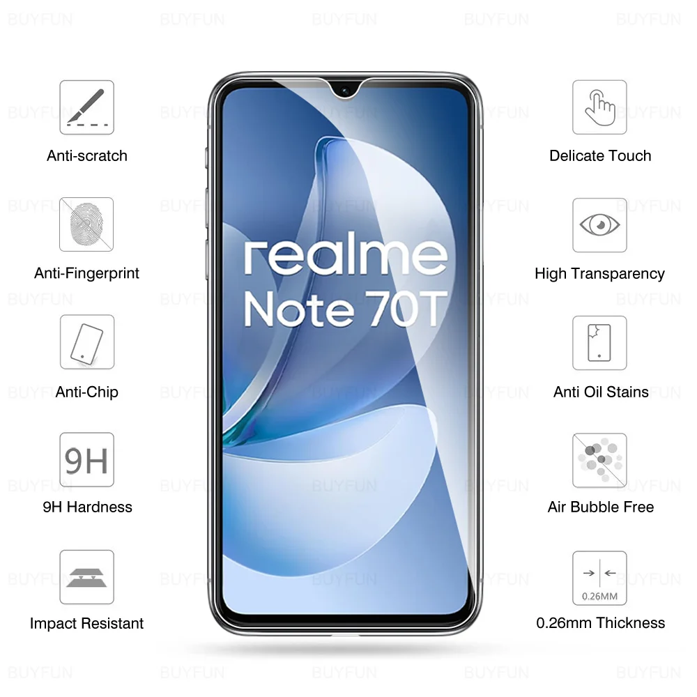 2-Pack Clear Tempered Glass Screen Protector