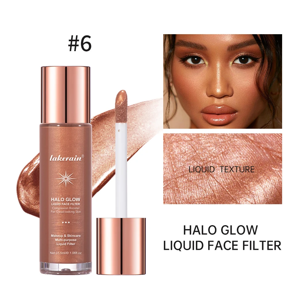Radiant Glow Liquid Highlighter & Face Contour Shimmer Booster