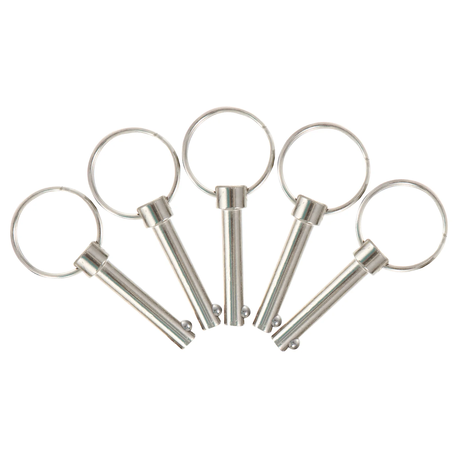 5 Pcs Ring Pin Carbon Steel Bimini Tops Connection Coupler Shipbuilding Locking Safety for Outfitting frameless safety leisure finger ring slingshot stainless steel shooting catapult