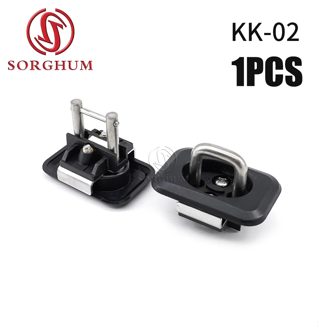 SORGHUM KK-02 트럭 개폐식 타이 다운 앵커 잠금 버클, 도요타 툰드라 불 링 4001 픽업 자동차 액세서리 도구