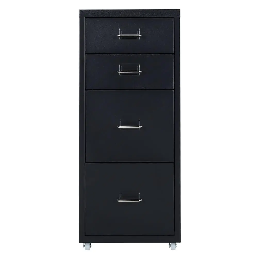 【Breeins】Vertical File Cabinet with Wheels Storage Shelf For Home Office