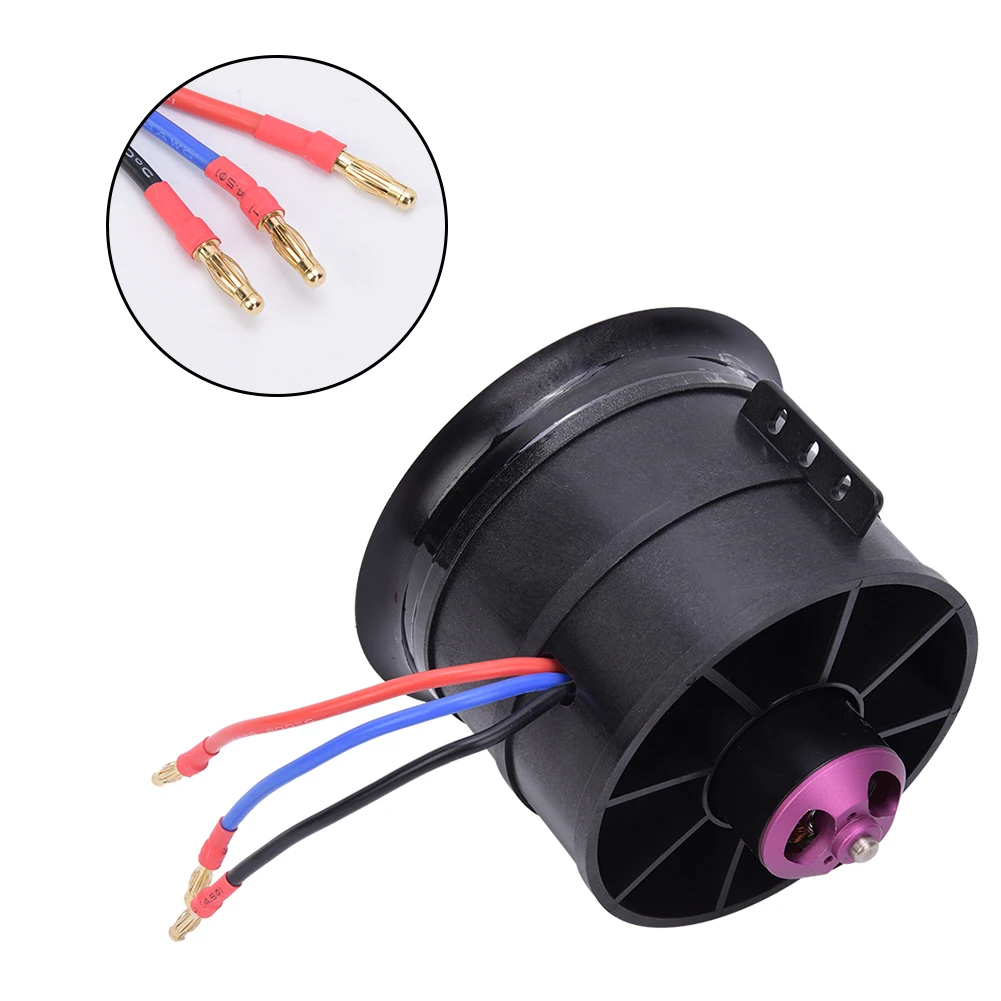 Hélice EDF 90mm 12 pales 6S 1450KV Moteur Ducted Fan pour RC Avion