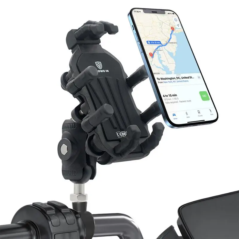 

Motorcycle Phone Holder Mount Shockproof Mobile Phone Holder for Bikes 360 Degree Rotation Clamp For Motorcycle Accessories