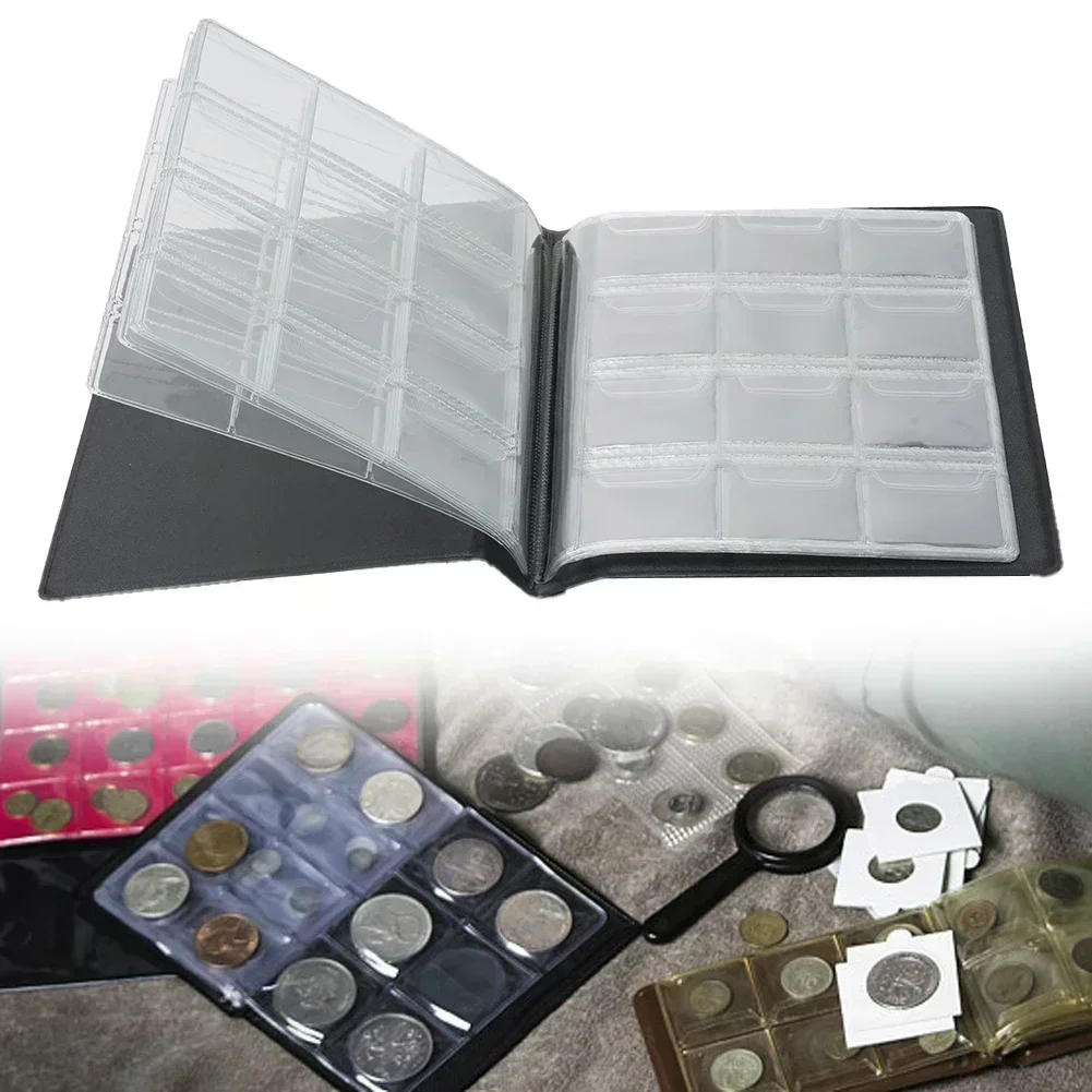 Collection Coin Album Book Holders 10 Pages Collector Coin Album Portable Lightweight Easy to carry Convenient