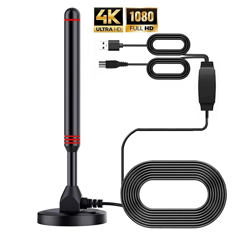 Ultra HD 4K Digital TV Antenna for Indoor and Outdoor Use