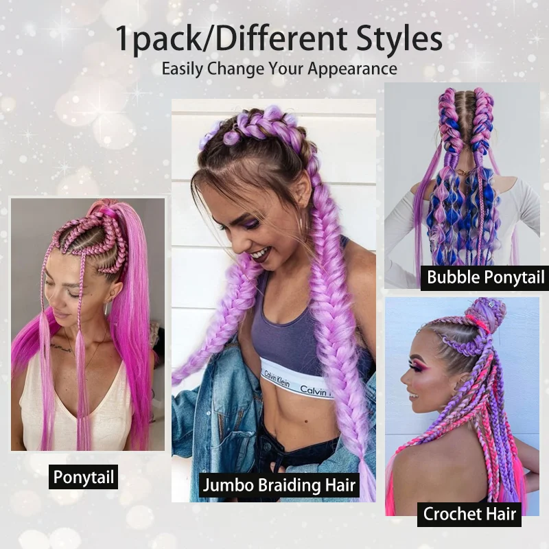 LUPU Ombre Ponytail Extension Image 5