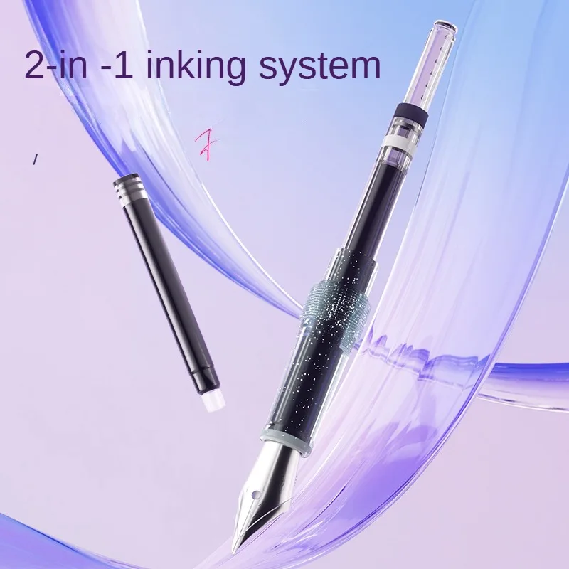 M&G MASMARCU Fountain Pen for High-grade Artistic Youth, Calligraphy Signature, Replaceable Ink Sac, beginner students 5