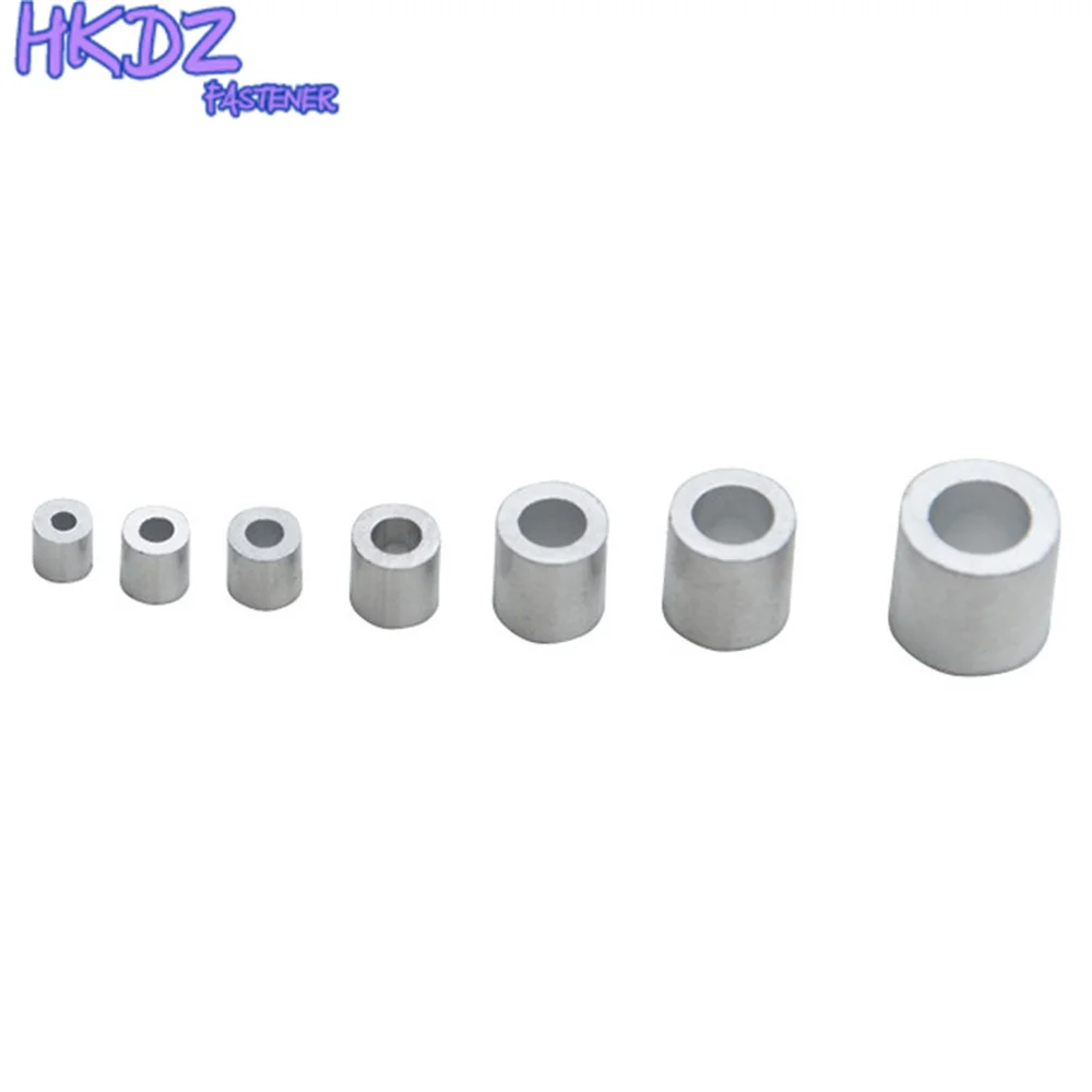 90 Pièces Manchon En Aluminium M5 Clip à Sertir En Aluminium Ovale