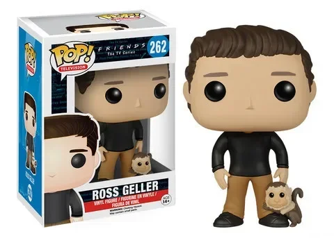 thumbnail image 5 of FUNKO pop Friends RACHEL GREEN #261 ROSS GELLER #262 Figuras de acción de juguete Colección Modelo Juguetes de vinilo para niños Regalo de cumpleaños, 5 of 5