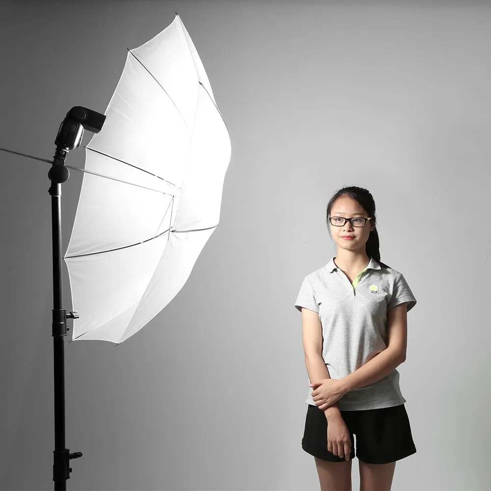 Godox 91cm 36" Double Layers Reflective and Translucent Black White Umbrella for Studio Flash Strobe Lighting