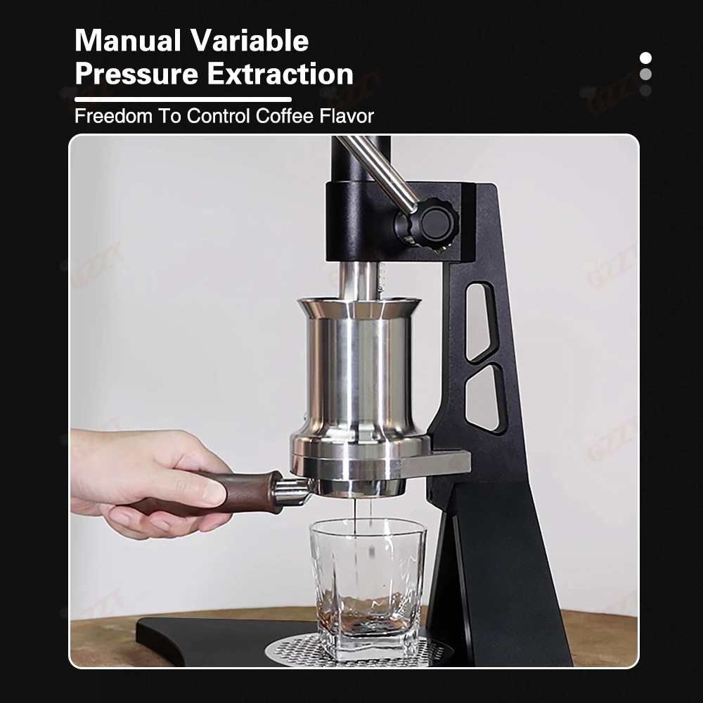 GZZT HPEN-O1 Espresso Maker 58mm Manual Lever Espresso Machine Pressure Machine Portable Camping Home Coffee Maker