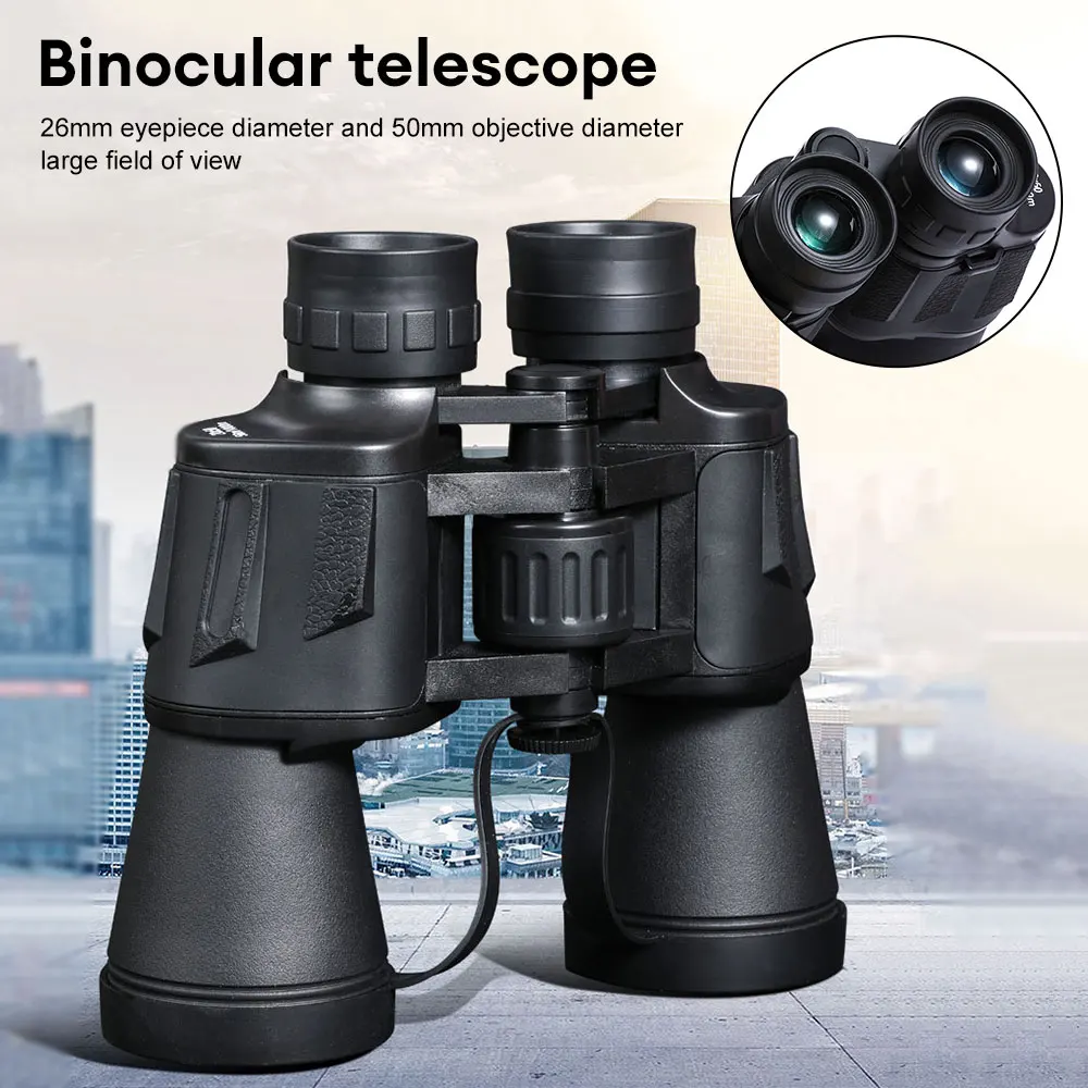 

Professional Telescope Zoom Long Range Binoculars BAK4 HD Powerful Telescope Waterproof Hunting Bird Watching Camping Equipment