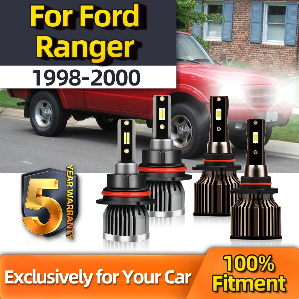

Crossfox Combo Auto Car Conversion 200M 6500K Lighting Range Lamp Fog Lamp 9006 High Low 9007 For Ford Ranger 1998 1999 2000