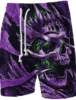 3D Print Graphic Skull Men's Board Shorts Swim Shorts Swim Trunks Summer Beach Shorts Comfort Breathable Shorts For Boys 3
