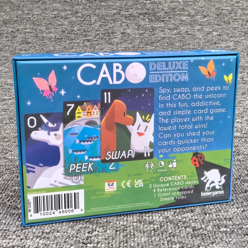 CABO Deluxe Edition Parent Child Entertainment Card Game Capo Kabo Children's Party Leisure Board Game 3