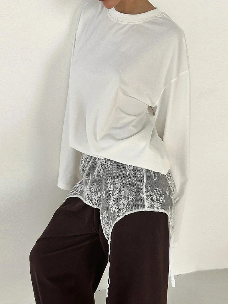Fashion Lace Women Short Skirt Black High Waist See Through Loose Female Fart Curtain 2026 Spring Summer Streetwear Lady Skirts - Image 5