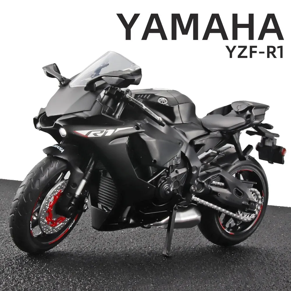 체중계 오토바이 모델 다이 캐스트 금속, 플라스틱 부품, 오토바이 2020, 야마하 YZF-R6, 1:12