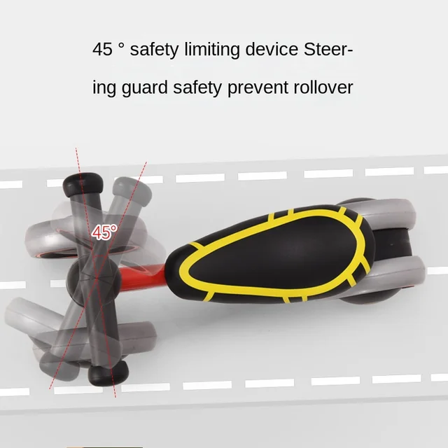 LazyChild Children's Scooter Safe and Comfortable Baby Scooter Baby Walker 1 To 3 Years Old Four-Wheeled Scooter DropShipping 4