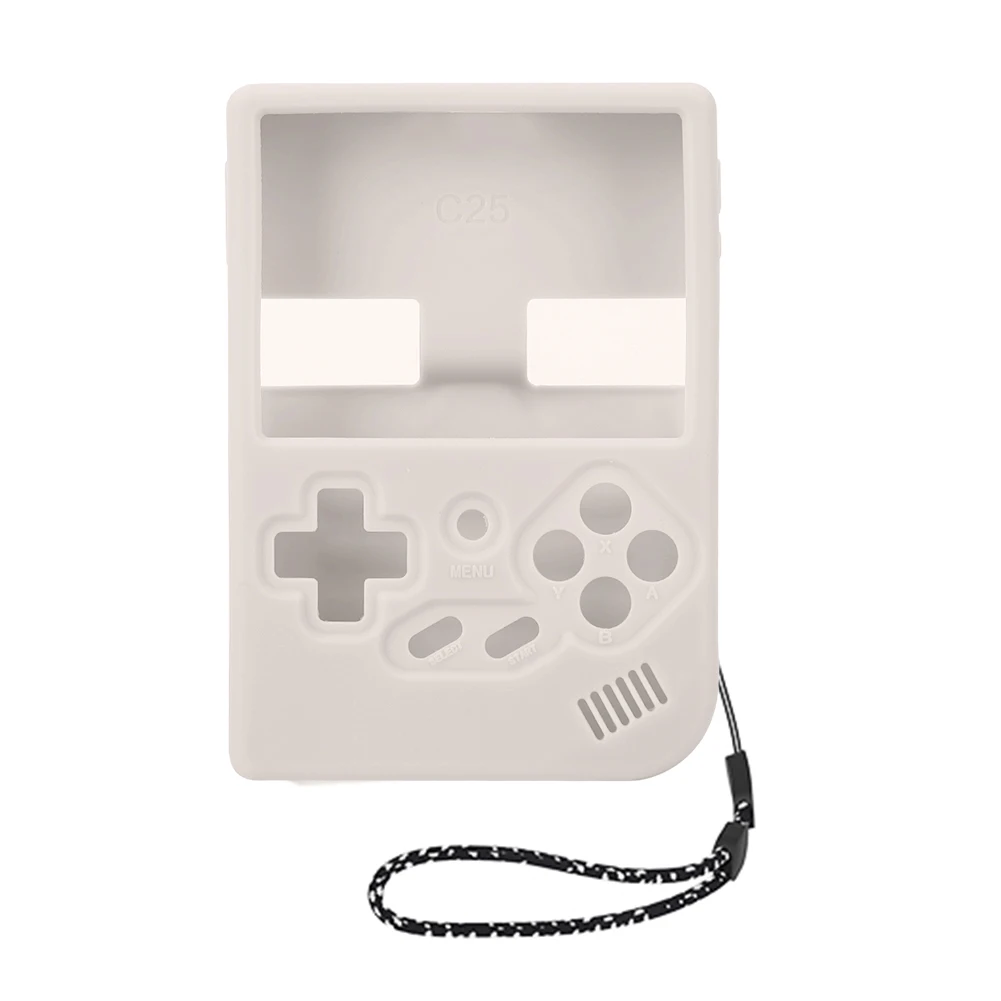 غطاء واقٍ من السيليكون بحبل قصير لـ Anbernic ، كم...