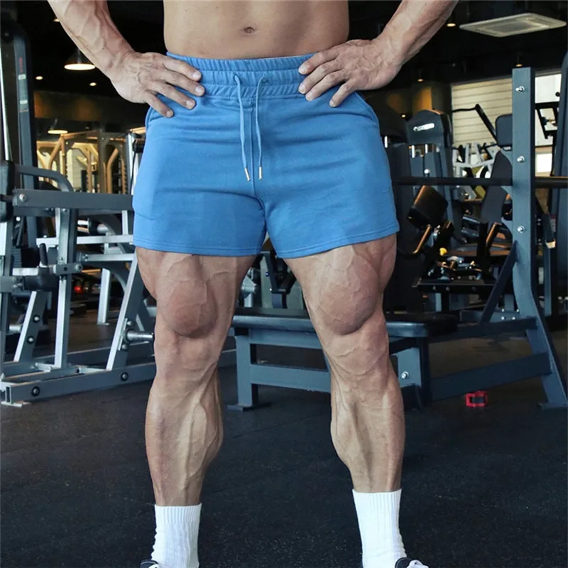 

2023 Summer New Men Training Short Sweat Shorts Men's Workout Sportswear Cotton Shorts Fitness Gym Clothes For Men