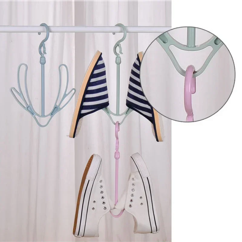 5Pcs Shoe Hanger,Hanging Shoe Organizer,Hanging Shoes Rack,Shoe Drying Rack, Dryer Rack,Shoes Hanging Drying Rack