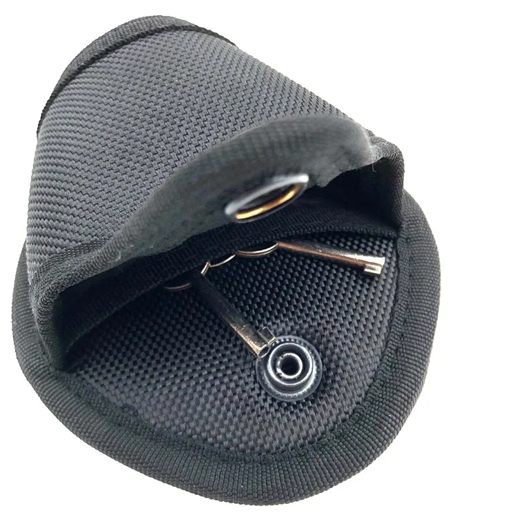 Handcuff Case Universal Waist Nylon Quick Out Molle Tactical Handcuff Shackle Holder Storage Belt Bag Accessories