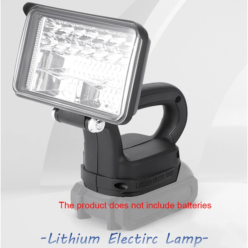 Handle LED Working Lights Portable Outdoor Emergency Lights Lamps Flashlights Torch For Makita Lomvum ZhiPu HongSong 18V Battery