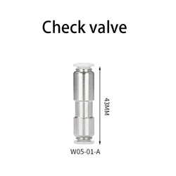 Stainless Steel CO2 Diffuser with Ceramic Disc (Check valve)
