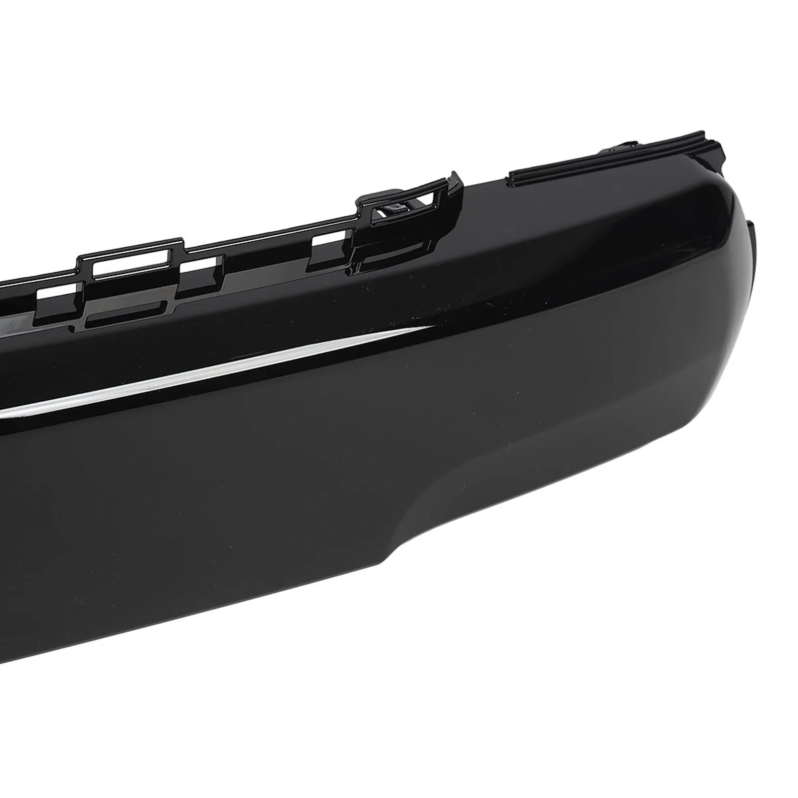 Front Bumper Cover Black Scratch Resistant Reduce Wind Resistance