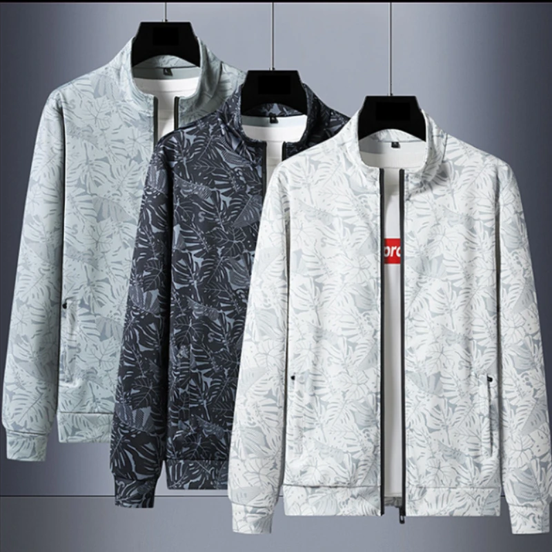7XL Large Size Spring And Autumn Two-Piece Youth Sports Suit Men's Casual Loose Sportswear