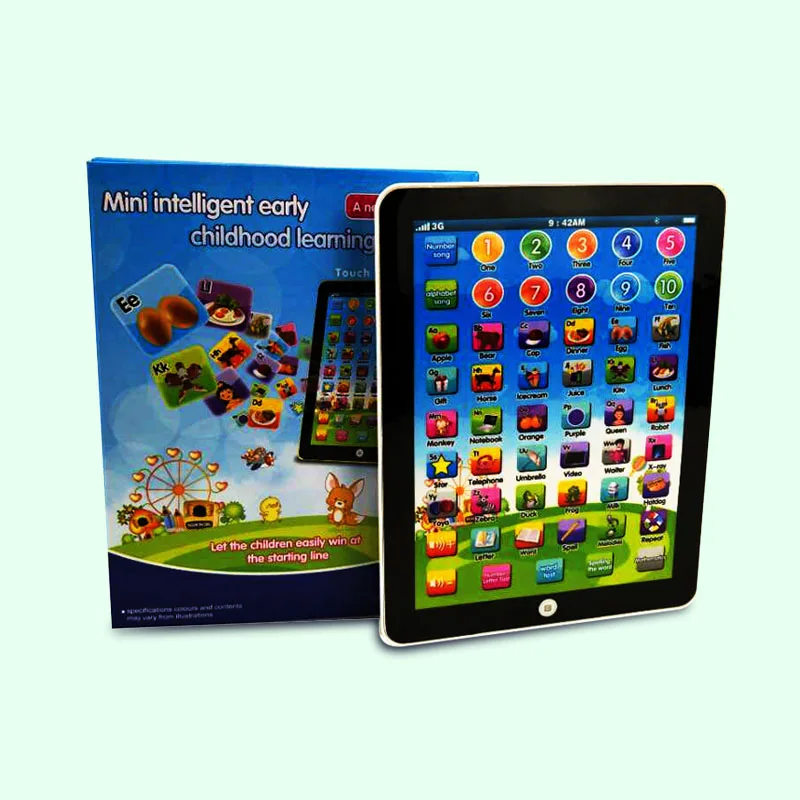 Child Kids Computer Tablet Chinese English Learning Study Machine Toy Education Baby Children Toys Gift for Kids Funny 4
