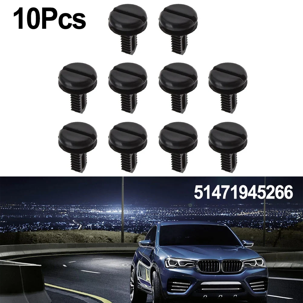

10Pcs Trunk Lid Dash Battery Cover Shield Boot Lining Trim Clips 51471945266 For BMW 3series E30 E60 E93 X1 X6 Z3 MINI