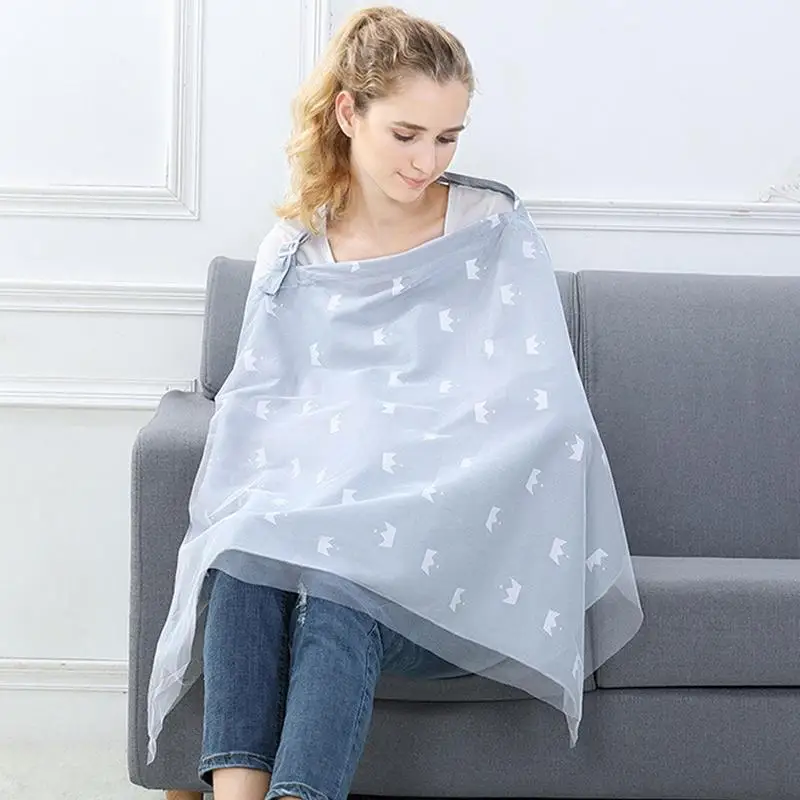 Nursing Cover Breastfeeding Nursing Towel Baby Feeding Scarf Outing Breastfeeding Towels Mom Wears Cover