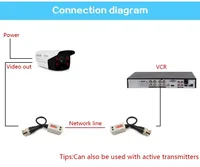 Émetteur-récepteur Balun vidéo Hd CVI/TVI/AHD pour caméra de sécurité CCTV 5