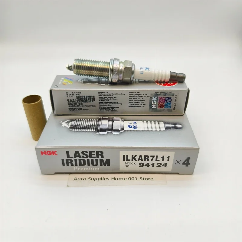 4Pcs Original NGK ILKAR7L11 94124 Iridium Spark Plug For Mazda 3 6