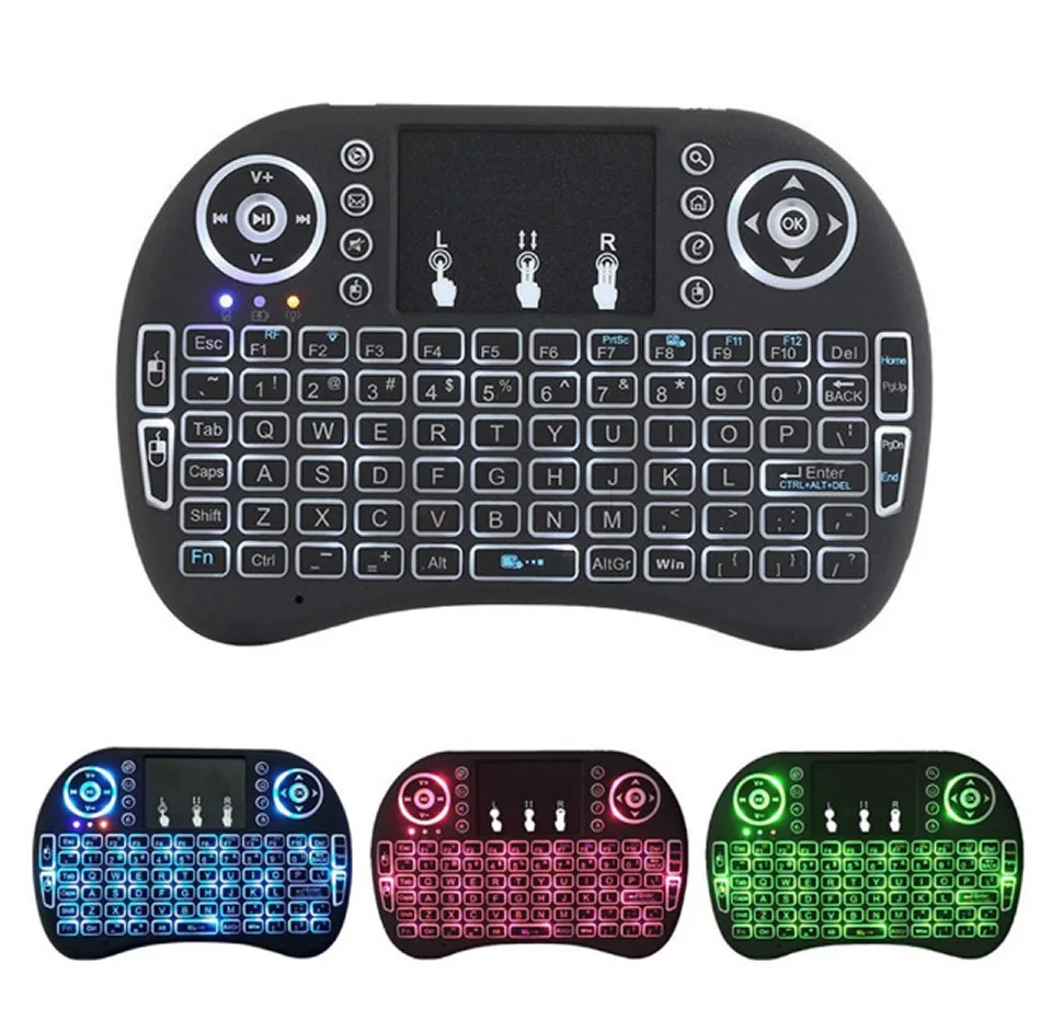 russo francês espanhol português 2.4g ar mouse