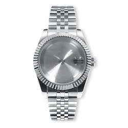 Men's 36mm/40mm Sapphire Glass Waterproof Watch Case with Jubilee Stainless Steel Band - 36mm Fit NH35 NH36 (3)