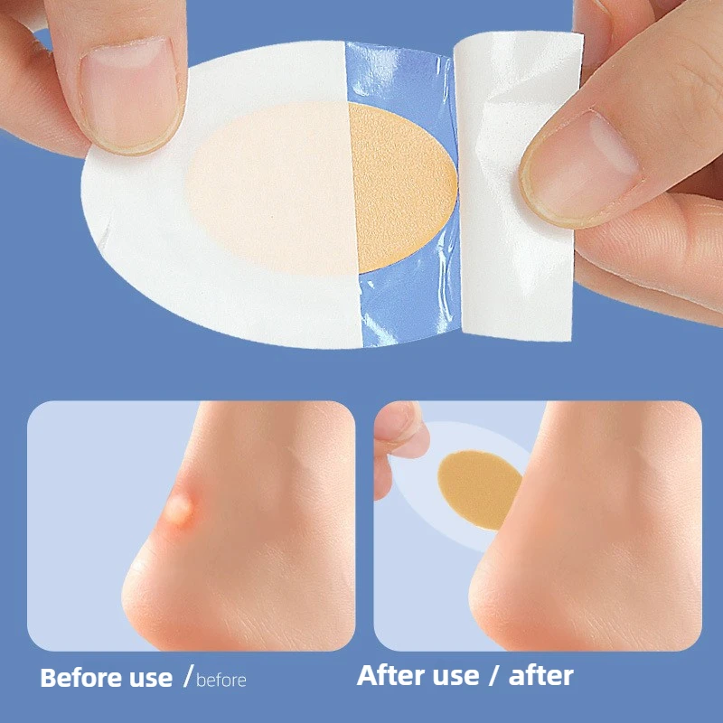10/20/30pcs Gel Grip Heel Protector Adhesive Foot Patches Blister Pads Heel Liner Feet Care Adhesive Hydrocolloid Pads Cushions