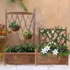 Planter Box Stand Lattice Garden Grow Climbing Flower Hanging Pot Outdoor 4