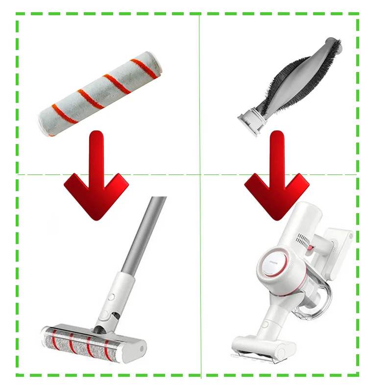 Sostituzione per Xiaomi Dreame V8 V9 V9B V9D V9P XR V10 V11 V16 pezzi di ricambio accessori spazzola a rullo filtro Hepa - immagine 3
