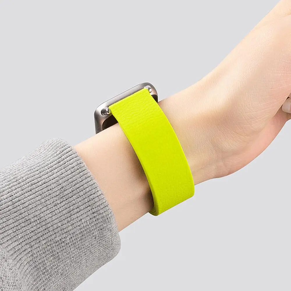 Magnetic Silicone Sport Loop Replacement Bracelet Strap